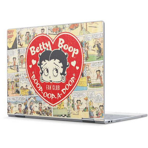 Betty Boop Comic Strip Pixelbook Skin